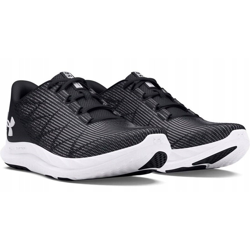 Under Armour Women's 6.5 Charged Speed Swift Black White 3027006-001 NEW